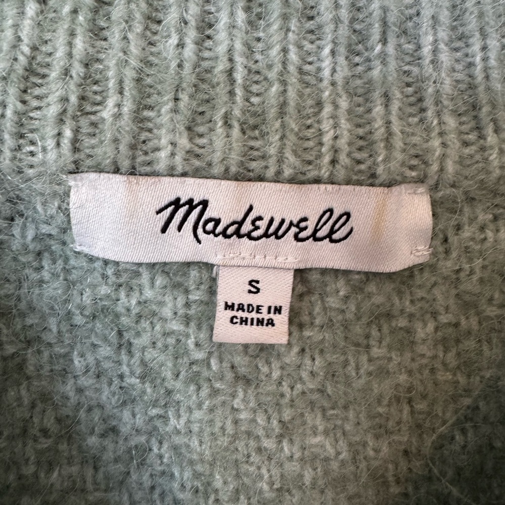 Madewell Havener Cable Stitch Crewneck Sweater - Size S - Picture 8 of 15